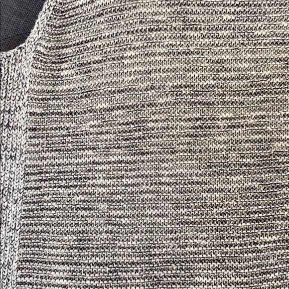 Lou & Grey Black White Marled Sleeveless Sweater - Picture 3 of 5